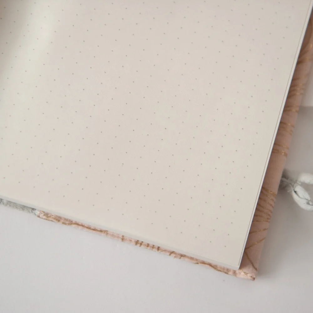 Print Fresh Softcover Fabric Bullet Journal with Loop Closures